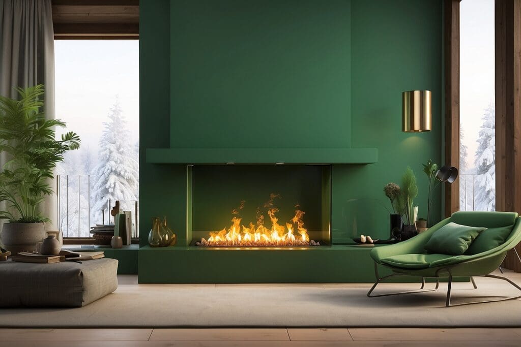 Green Fireplaces