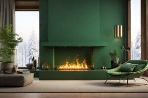 Green Fireplaces