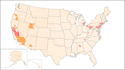 Nonattainment Counties